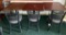(3) Cafe Tables with (4) Metal Chairs