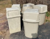 (6) Trash Cans