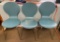 (3) Retro Rounded Design Chairs