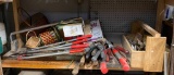 Shelf of Pruning Shears and Other Tools