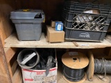 Shelf Cleanout of Hitches, Wire. Extension Cord, and More!