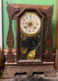 New Haven Clock Co. Pendulum Mantle Clock