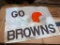 Go Browns! Flag for the NFL Cleveland Browns