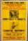Buddy Holly & Chuck Berry Jan 1st 1957 Concert Poster
