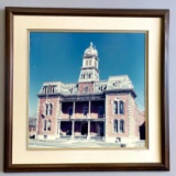 Medina Courthouse Framed Artwork - Signed and Dated
