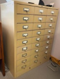 27 Drawer Metal Cabinet