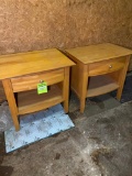 Matching Wooden Side Tables