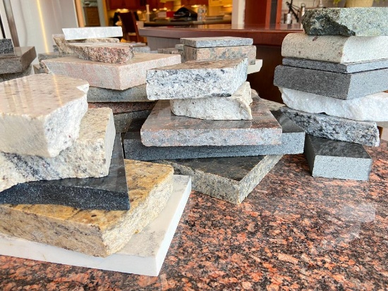 Granite Counter Samples in Various Sizes