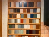 Large Lot of Finish Samples and Display Rack