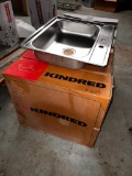 Lot of 5 Kindred Stainless Steel Kitchen Sinks - Some are Sealed In the Original Box