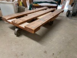 Wooden Flatbed Cart