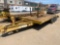 20ft Triple Axle Steel Deck Equipment Trailer