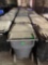 (8) Approx 65 gal wheeled trash bins-You are buying these times the money and by the row in the