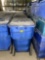 (8) Approx 65 gal wheeled trash bins-You are buying these times the money and by the row in the
