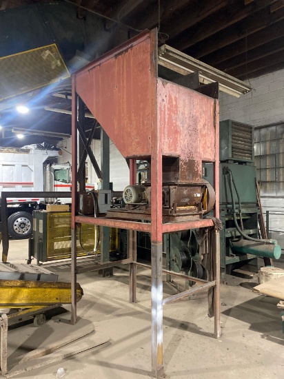 Selling By Pic ONLY-Bonded Machine Co Model 414B18 Glass Crusher