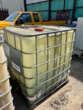 330 gal plastic storage tote (previous contents-used motor oil)