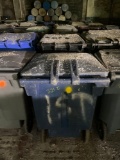 (10) Approx 65 gal wheeled trash bins-You are buying these times the money and by the row in the