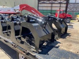 NEW 66in Skid Steer Rock & Brush Grapple