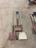 (3) flat shovels
