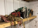 Shelf Load of Rope, Straps & More.