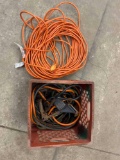 Crate of Cords and Jumper Cables