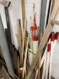 Corner Cleanout. Driveway markers, Wooden Stakes & More