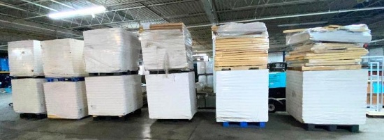12 Pallets of Tapered Polyiso Insulation Panels