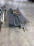 3 Pallets of Chain Link Fencing Components and Hardware