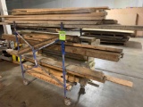 Mobile Scaffolding Cart Loaded with Lumber - See Pictures!