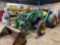 John Deere 5200 4x4 Utility Tractor w/ Woods GroundMover X LU126 Loader Attachment