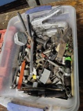 Craftsman case with various bits and bin of various tools and parts