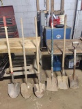 Flat Blade and Pointed Blade Shovels
