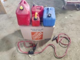 Fuel cans and Jumper Cables