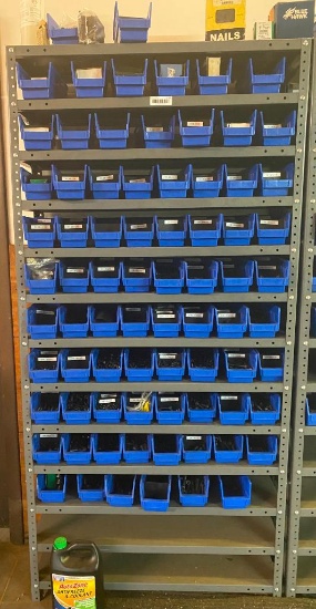 Storage Rack with Contents