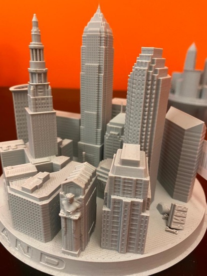 3D Printed Cleveland Cityscape