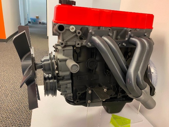 3D Printed Toyota Engine