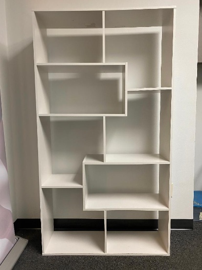 Modern Geometric Shelving Unit