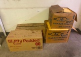 (4) Boxes of Padded Mailers