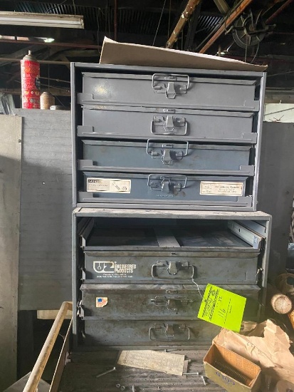4-Drawer Fastener Cabinet with Contents