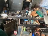 Work Bench & Cabinet And All Contents