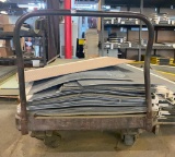 Metal Cart with Bulk Rubber Flooring Material
