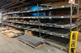 Metal Racking with Rubberized Flooring Contents