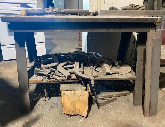 Welding Table with Contents