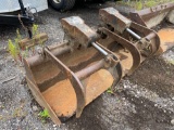 Solid Bottom Hydraulic Grapple Bucket