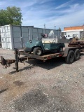 16ft Haul-A-Fame Tandem Steel Deck Tilt Trailer