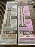 (2) New-Akron C3, 3ft Flooring Jacks