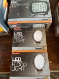 New-Buyers Co 12/24v LED Spot Light & Flood Light Set
