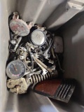 Box of Motorcycle Parts