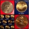 Vintage Franklin Mint & Shell Oil Presidential Coins and States Of The Union Coin Sets