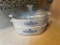 Set of 2 Corning Ware...Blue Cornflower Casserole Dishes with Glass Pyrex Lid